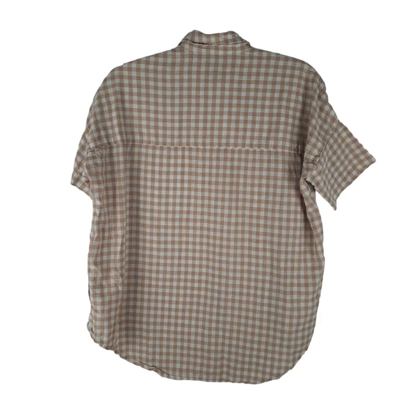Madewell Courier Side Button Shirt in Gingham - Picture 5 of 11